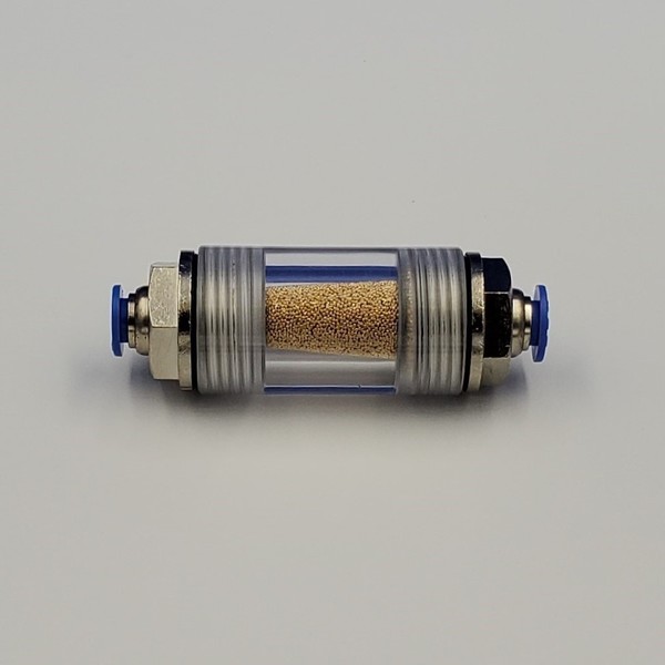 Ppd Push Lock In-line Filter, 90 μm. 6mm fittings; bronze filter. Large PPDF-50-06-06-B90